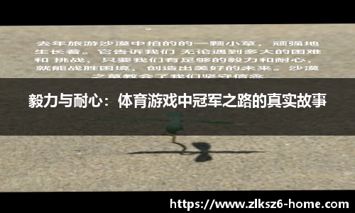 毅力与耐心：体育游戏中冠军之路的真实故事